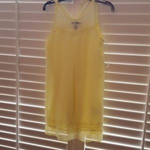 girls butter yellow dress
